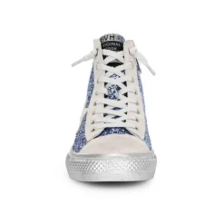 Cheap ALIVE HIGH - BLUE GLITTER High Tops