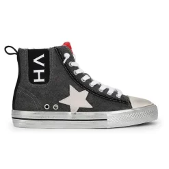Discount ALIVE HIGH - GREY CANVAS High Tops