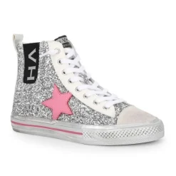 Fashion ALIVE HIGH - SILVER GLITTER MULTI High Tops