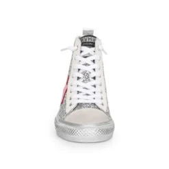 Fashion ALIVE HIGH - SILVER GLITTER MULTI High Tops