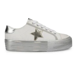 Fashion AMAZE 13 - WHITE CROCO Low Tops