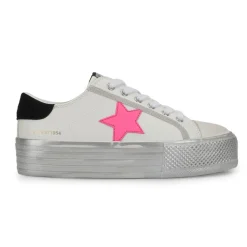 Online AMAZE 7 - WHITE PINK POP Low Tops