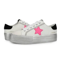 Online AMAZE 7 - WHITE PINK POP Low Tops