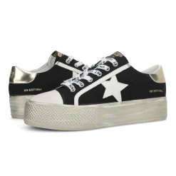 Discount AMAZE - BLACK GOLD WASH Low Tops
