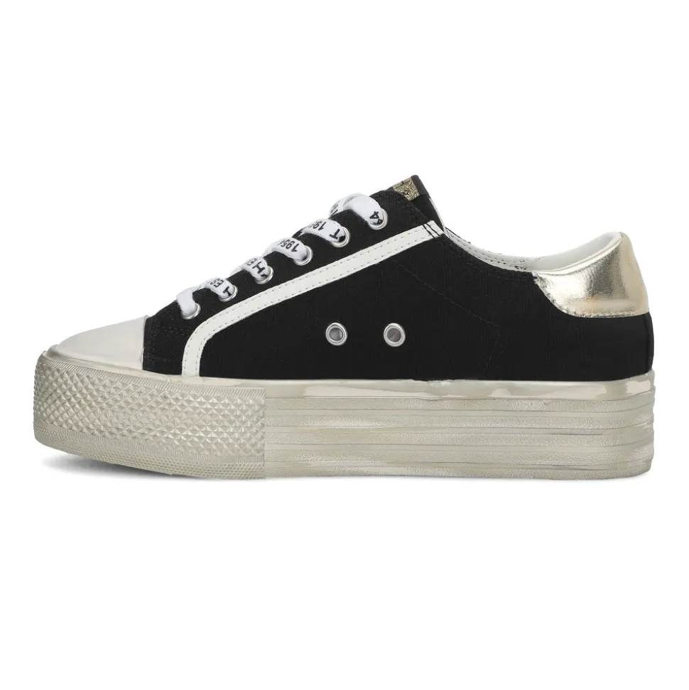 Discount AMAZE - BLACK GOLD WASH Low Tops