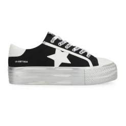 Online AMAZE - BLACK WHITE Low Tops