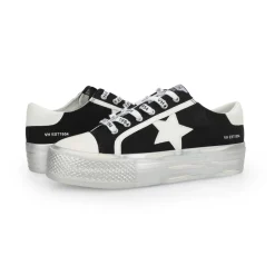 Online AMAZE - BLACK WHITE Low Tops