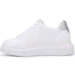 New ANGELA- WHITE RHINESTONES Low Tops