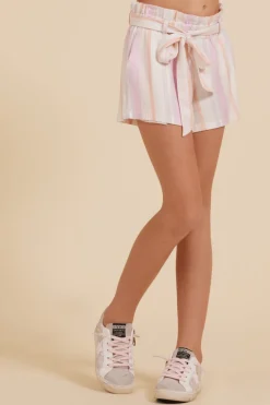 Outlet Belted Paperbag Short Kids Kids Bottoms