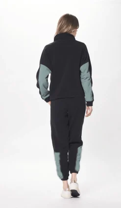 Outlet Black & Hunter Green Polar Fleece Jogger All Tops|Sweaters