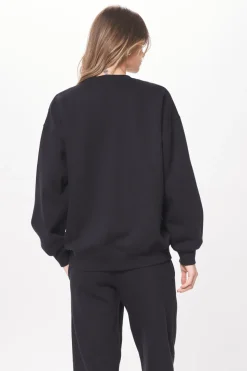 Best Sale Black Proweave Crewneck Sweatshirt All Tops|Hoodies