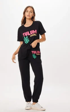 Online Black Tulum Jet Setter Surf Wash Jogger All Bottoms|Joggers