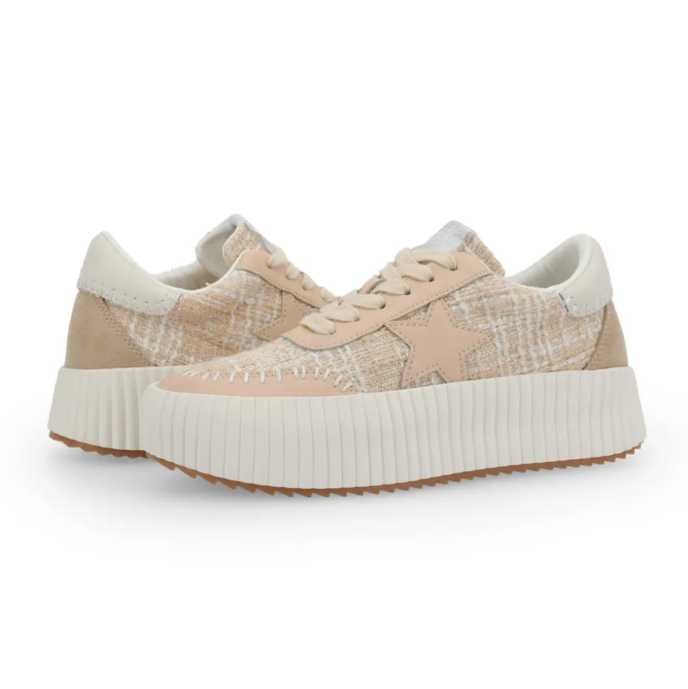 Hot BLAZE - NUDE TWEED MULTI Low Tops