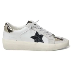 New BONNIE WHITE SNAKE MULTI Low Tops