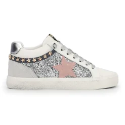 Best Sale BOUNCE - SILVER GLITTER Mid Tops