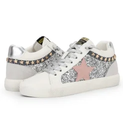 Best Sale BOUNCE - SILVER GLITTER Mid Tops