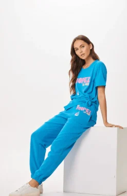 Store Bright Blue St. Tropez Jet Setter Surf Wash Jogger All Bottoms|Joggers