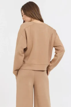 Sale Caramel Cloud Fleece Crewneck All Tops