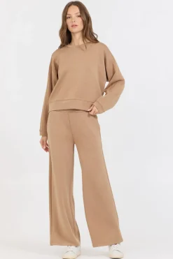 Sale Caramel Cloud Fleece Crewneck All Tops