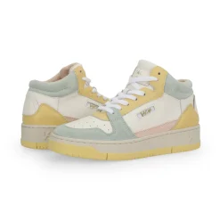 Shop CELESTE 2 - WHITE PALE YELLOW MINT High Tops