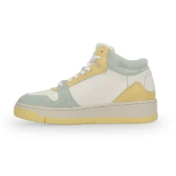 Shop CELESTE 2 - WHITE PALE YELLOW MINT High Tops
