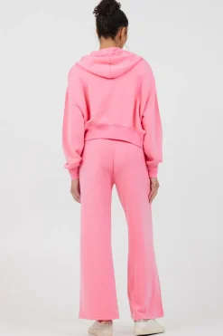 Best Sale Coastal Coral Cloud Fleece Zip Up All Tops|Hoodies