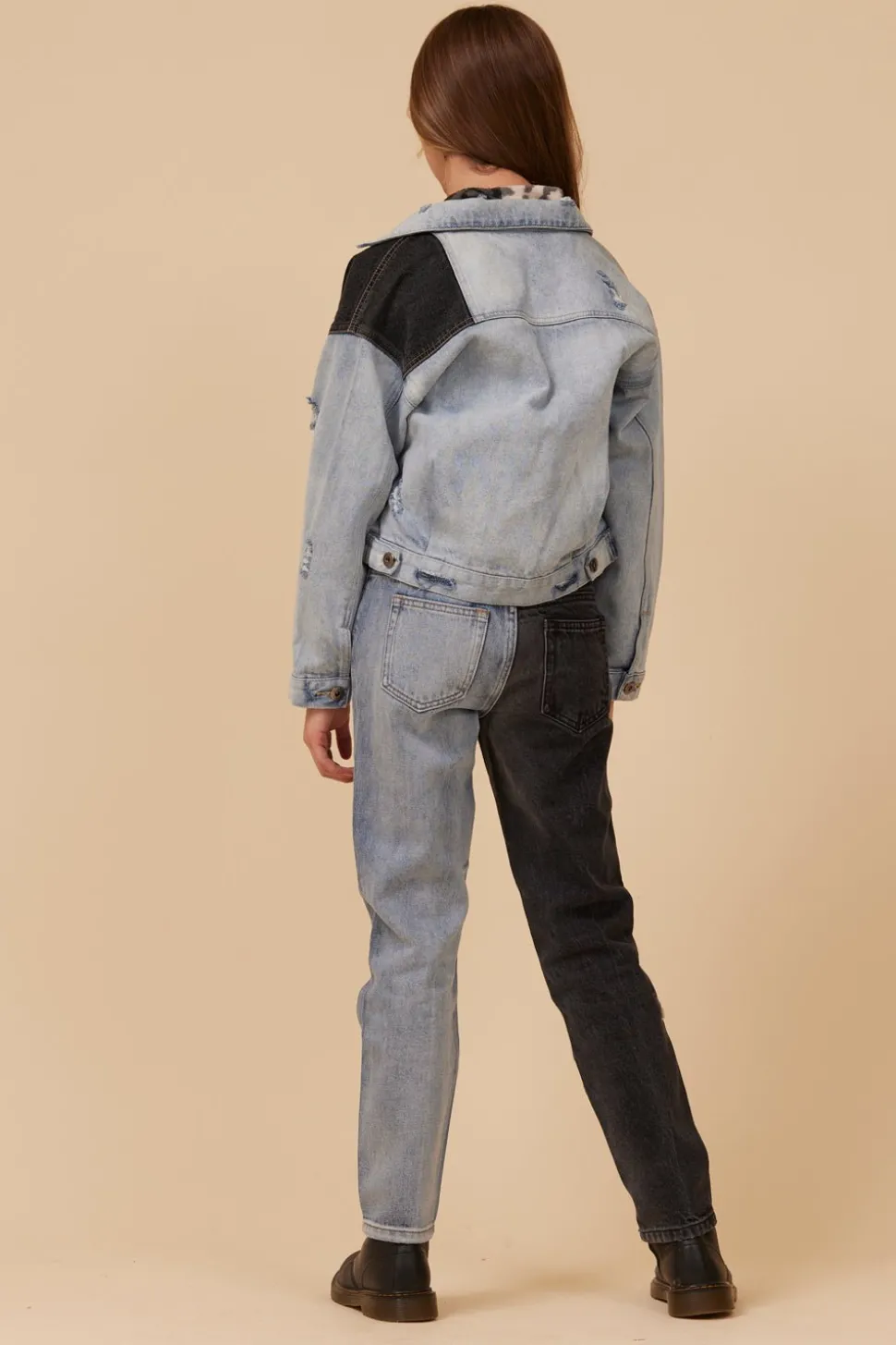 Sale COLORBLOCKED DENIM JACKET Kids Kids Tops