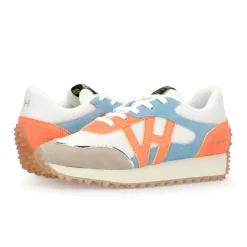 Discount COSMIC 1 - BRIGHT ORANGE/BABY BLUE Low Tops