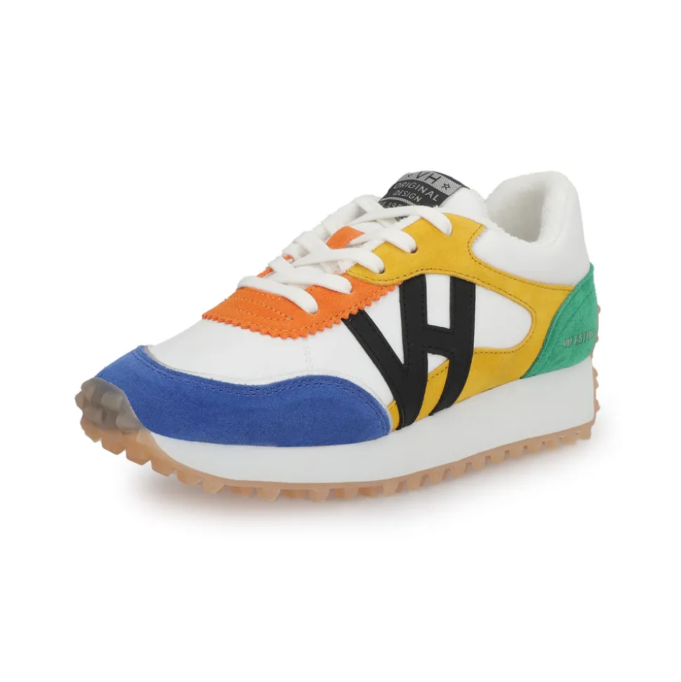Fashion COSMIC - BLUE MUSTARD ORANGE MULTI Low Tops