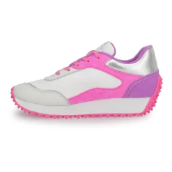 Cheap COSMIC - WHITE PEBBLED PINK PURPLE MULTI Low Tops