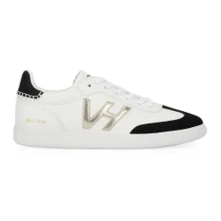 Best CRISP - WHITE BLACK WASHED GOLD Low Tops