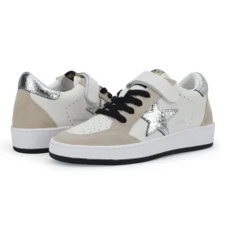 Clearance DAKOTA - TAUPE SILVER BLACK Low Tops