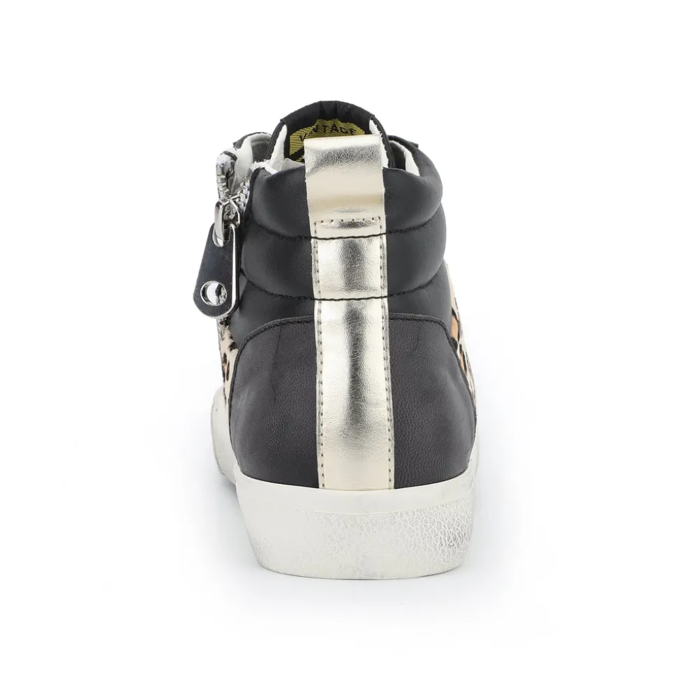 Store DEDRA - BLACK LEOPARD MULTI High Tops