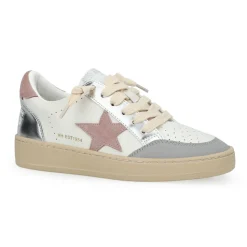 New DENISSE 32 - PINK/SILVER/WHITE Low Tops
