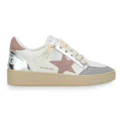 New DENISSE 32 - PINK/SILVER/WHITE Low Tops