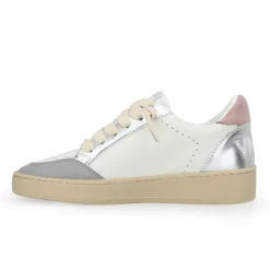 New DENISSE 32 - PINK/SILVER/WHITE Low Tops