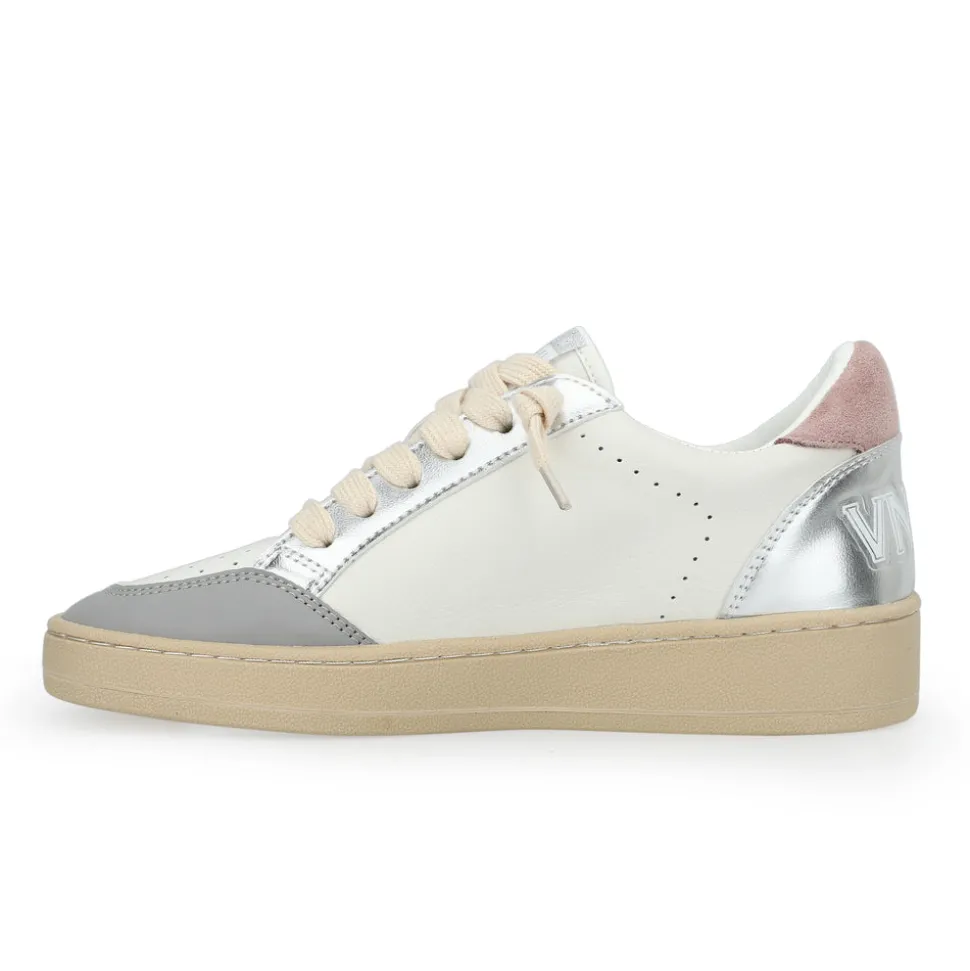 New DENISSE 32 - PINK/SILVER/WHITE Low Tops