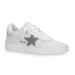 New DENISSE 30 - WHITE CROCHET Low Tops