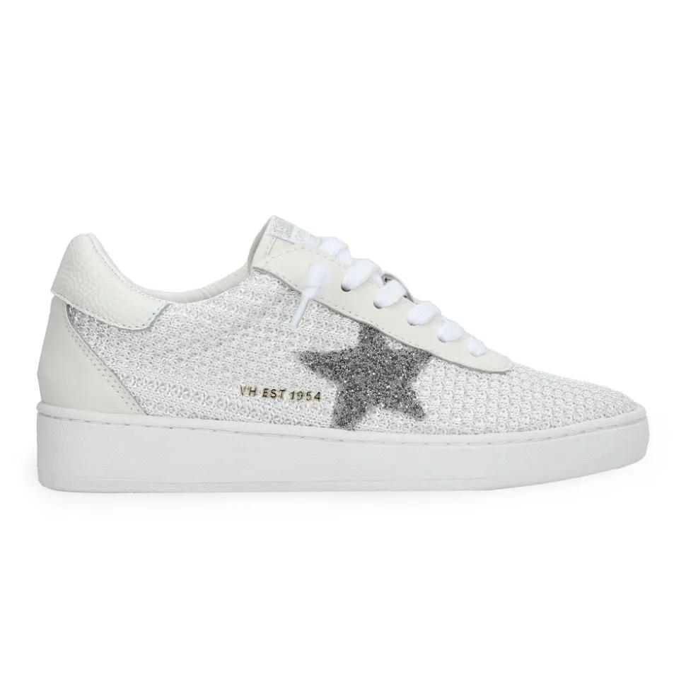 New DENISSE 30 - WHITE CROCHET Low Tops