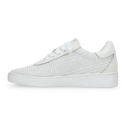 New DENISSE 30 - WHITE CROCHET Low Tops
