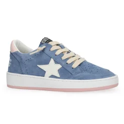 Hot DENISSE 19- BLUE SUEDE Low Tops