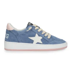 Hot DENISSE 19- BLUE SUEDE Low Tops