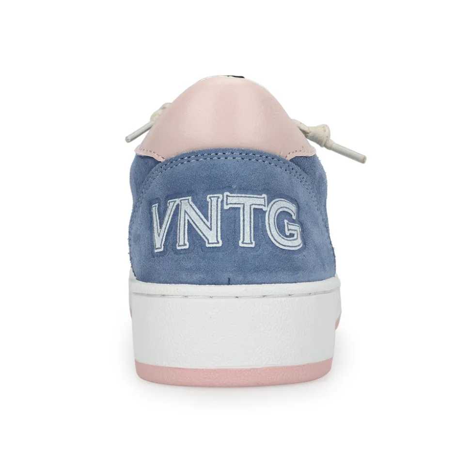 Hot DENISSE 19- BLUE SUEDE Low Tops