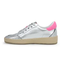 New DENISSE - WASHED SILVER PINK Low Tops