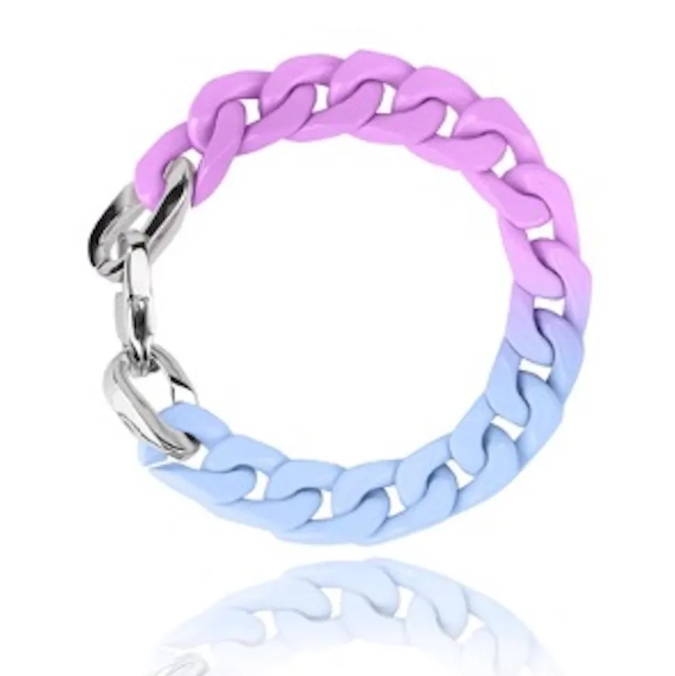 Outlet DOUBLE DIP BRACELET SKY BLUE/ PURPLE Bracelets