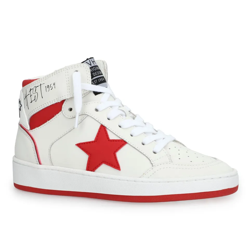 Online DREAM 22 - RED MULTI High Tops