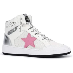 Sale DREAM - WHITE/PINK High Tops