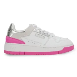 Best FINESSE - NEON PINK SILVER Low Tops