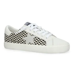 Best FLAIR 40 - BLACK/WHITE NATURAL CHECKERED Low Tops