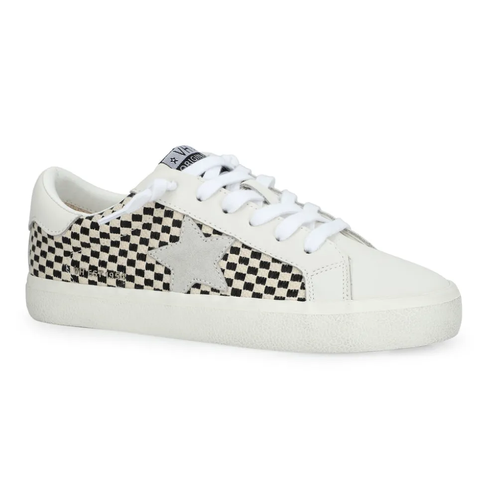 Best FLAIR 40 - BLACK/WHITE NATURAL CHECKERED Low Tops
